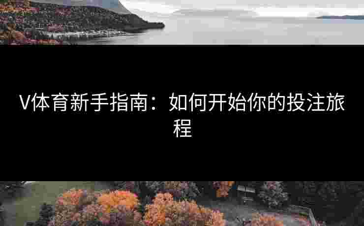 V体育新手指南：如何开始你的投注旅程