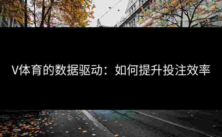 V体育的数据驱动：如何提升投注效率