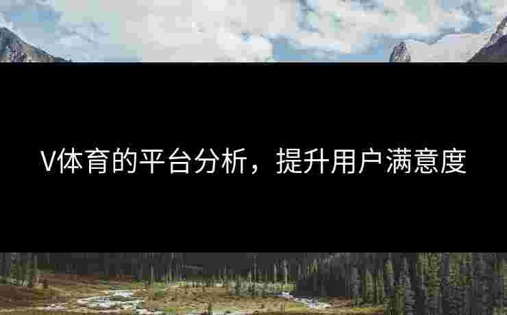 V体育的平台分析，提升用户满意度